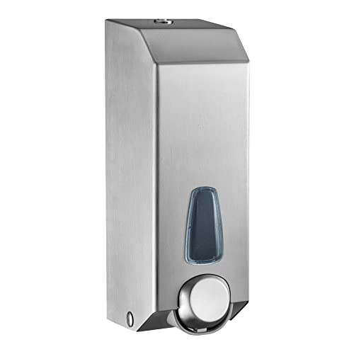 Mar Plast A84500SAP Dispenser Seife Füllung, 1.2 L, Inox Satinat, 290 x 137 x 110 mm Mar Plast A84500SAP Dispenser Seife Füllung, 1.2 L, Inox Satinat, 290 x 137 x 110 mm von Mar Plast