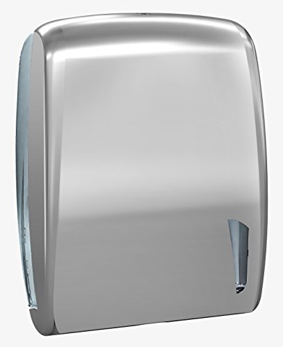 Mar Plast A90310TI V Skin 750 Dispenser Papierblätter Handtücher, Titanium/durchsichtig, 410 x 141 x 320mm Mar Plast A90310TI V Skin 750 Dispenser Papierblätter Handtücher, Titanium/durchsichtig, 410 x 141 x 320mm von Mar Plast