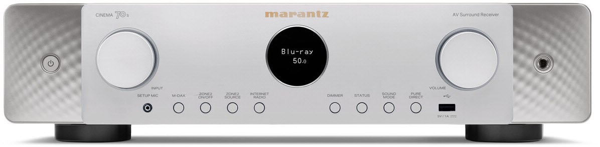 Cinema 70S Klang Effekt Receiver silber/gold von Marantz