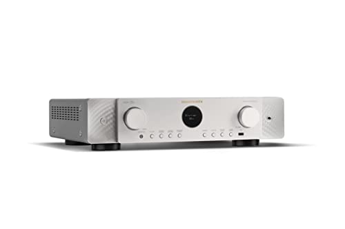 Marantz Cinema 70s 7.2-Kanal AV-Receiver, HiFi Verstärker, Alexa kompatibel, 6 HDMI Eingänge und 1 Ausgang, 8K-Video, Bluetooth, WLAN, Musikstreaming, Dolby Atmos, AirPlay 2, HEOS Multiroom, Silver von Marantz