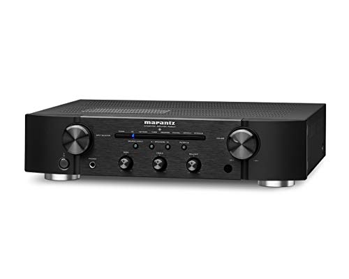 Marantz PM6007 HiFi Verstärker, Stereo Verstärker, 2x60W, optischer Eingang, Phono Eingang, Subwoofer Ausgang, Schwarz von Marantz