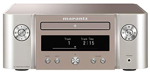 Marantz X-MCR612 HiFi-Verstärker, Bluetooth-Empfänger, CD-Player, DAB+ Radio, Musikstreaming, HEOS Multiroom, AirPlay2, Google Assistant/Siri/Alexa kompatibel, 2 TV-Eingänge - Silber/Gold, T1SG von Marantz