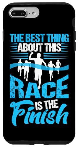 Das Beste an diesem Rennen ist das Finish Hülle für iPhone 7 Plus/8 Plus Das Beste an diesem Rennen ist das Finish Hülle für iPhone 7 Plus/8 Plus von Marathon Running And Long-Distance Foot Race