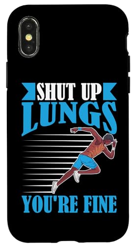 Halt die Klappe, es geht dir gut Hülle für iPhone X/XS Halt die Klappe, es geht dir gut Hülle für iPhone X/XS von Marathon Running And Long-Distance Foot Race