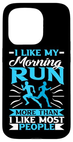 Ich mag meinen Morgenlauf mehr als die meisten Menschen Hülle für iPhone 15 Pro Ich mag meinen Morgenlauf mehr als die meisten Menschen Hülle für iPhone 15 Pro von Marathon Running And Long-Distance Foot Race
