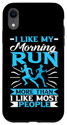 Ich mag meinen Morgenlauf mehr als die meisten Menschen Hülle für iPhone XR Ich mag meinen Morgenlauf mehr als die meisten Menschen Hülle für iPhone XR von Marathon Running And Long-Distance Foot Race