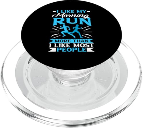 Ich mag meinen Morgenlauf mehr als die meisten Menschen PopSockets PopGrip für MagSafe Ich mag meinen Morgenlauf mehr als die meisten Menschen PopSockets PopGrip für MagSafe von Marathon Running And Long-Distance Foot Race