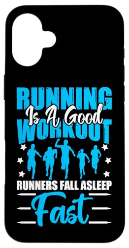 Laufen ist ein gutes Training – Läufer schlafen schnell ein Hülle für iPhone 16 Plus Laufen ist ein gutes Training – Läufer schlafen schnell ein Hülle für iPhone 16 Plus von Marathon Running And Long-Distance Foot Race
