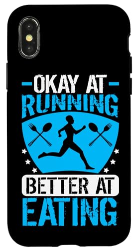 Okay im Laufen - Besser im Essen Hülle für iPhone X/XS Okay im Laufen - Besser im Essen Hülle für iPhone X/XS von Marathon Running And Long-Distance Foot Race