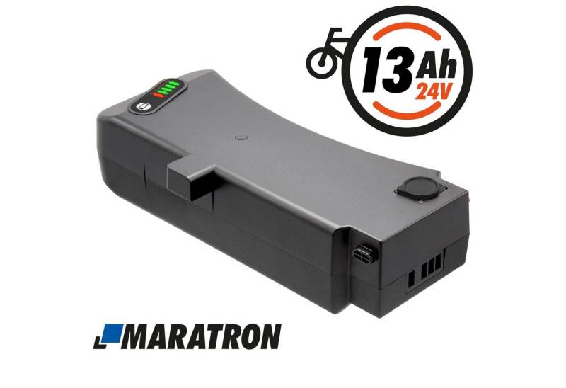 Maratron SideClick SILVER 24V 13Ah E-Bike Akku 13Ah (1 St), für E-Bikes mit SideClick Akku von Prophete, Zündapp von Maratron