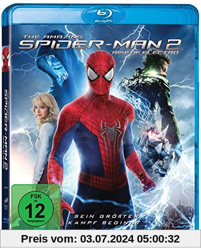 The Amazing Spider-Man 2: Rise of Electro [Blu-ray] von Marc Webb
