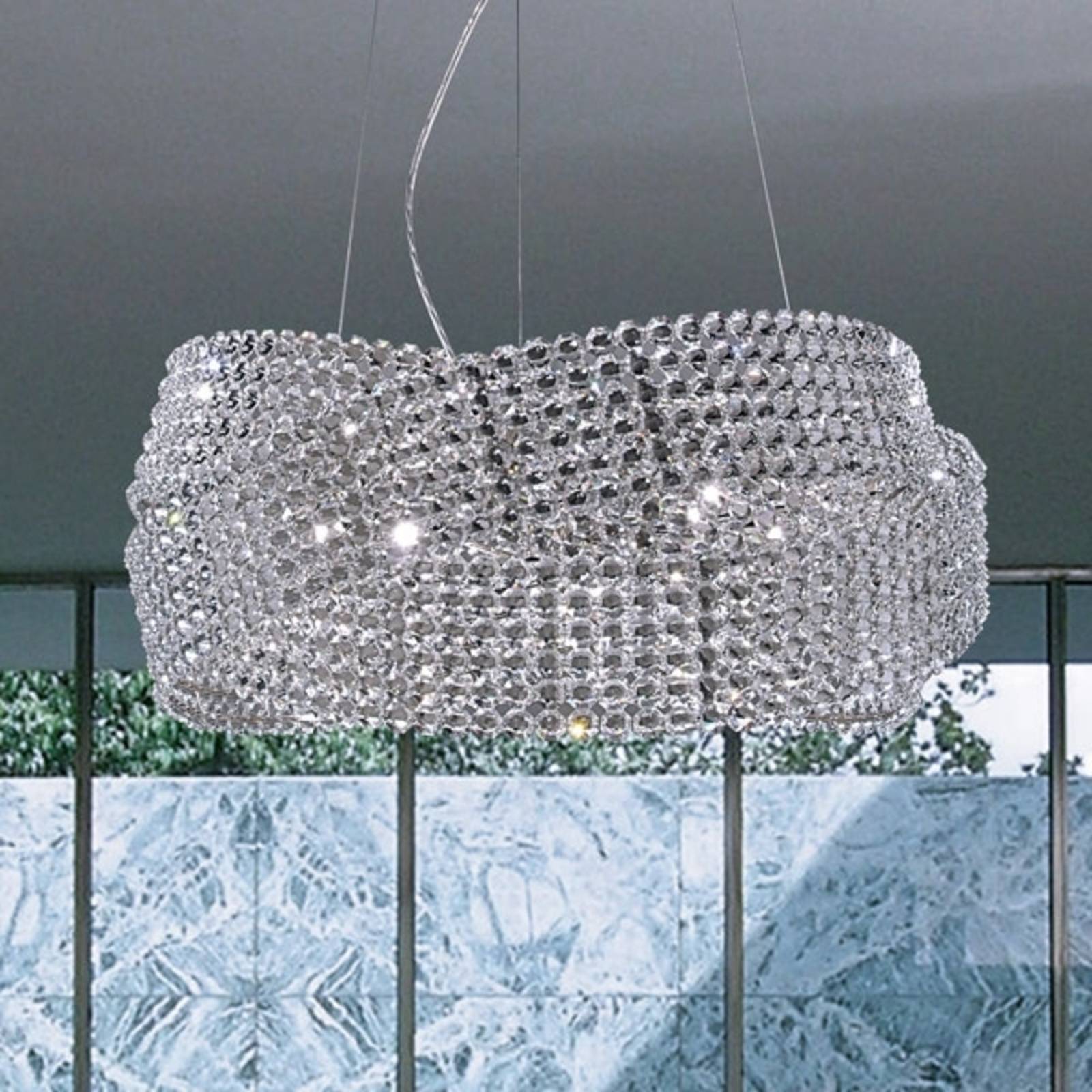 Kristall-Pendelleuchte Diamante Ø 95 cm von Marchetti