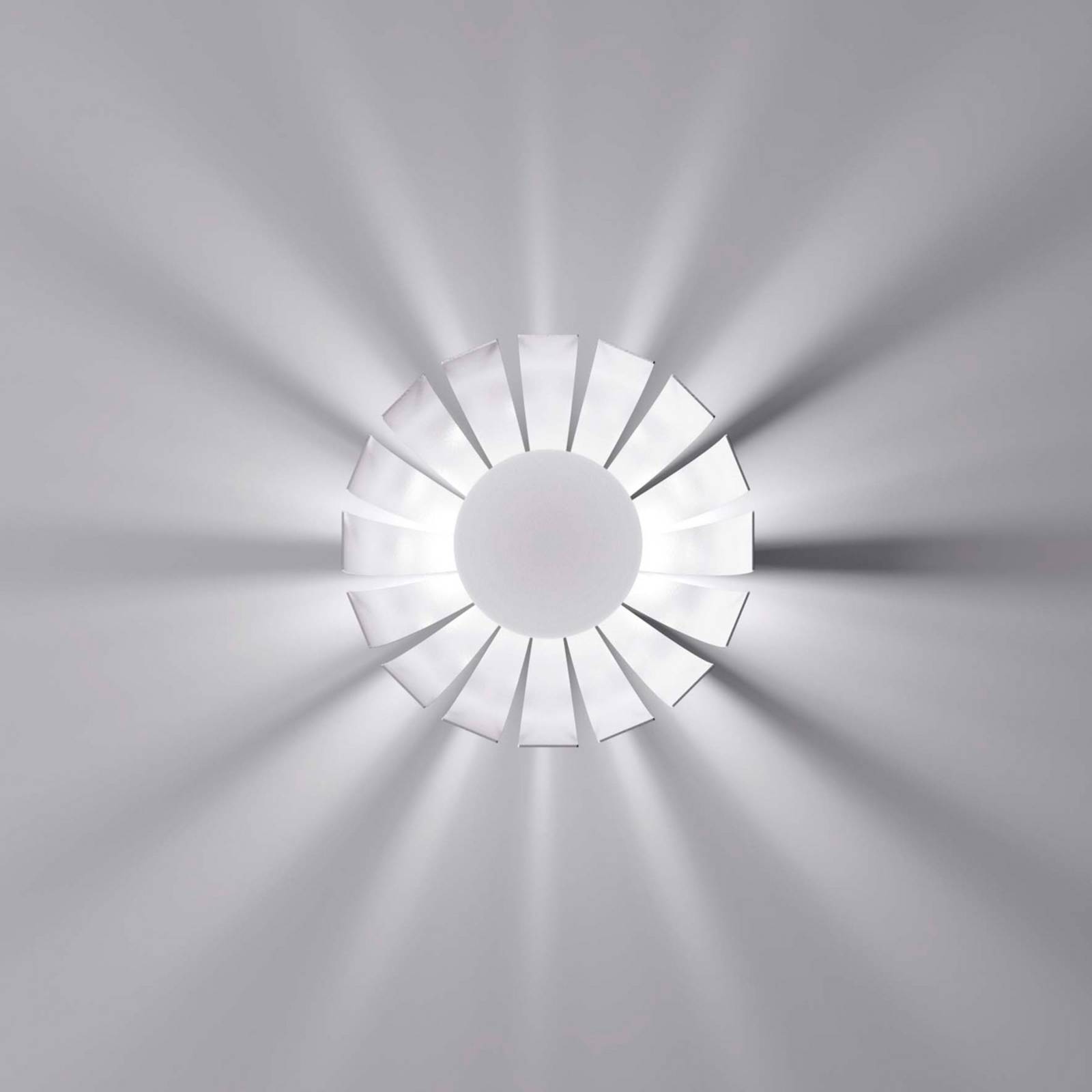 Weiße LED-Designer-Deckenleuchte Loto, 27 cm von Marchetti