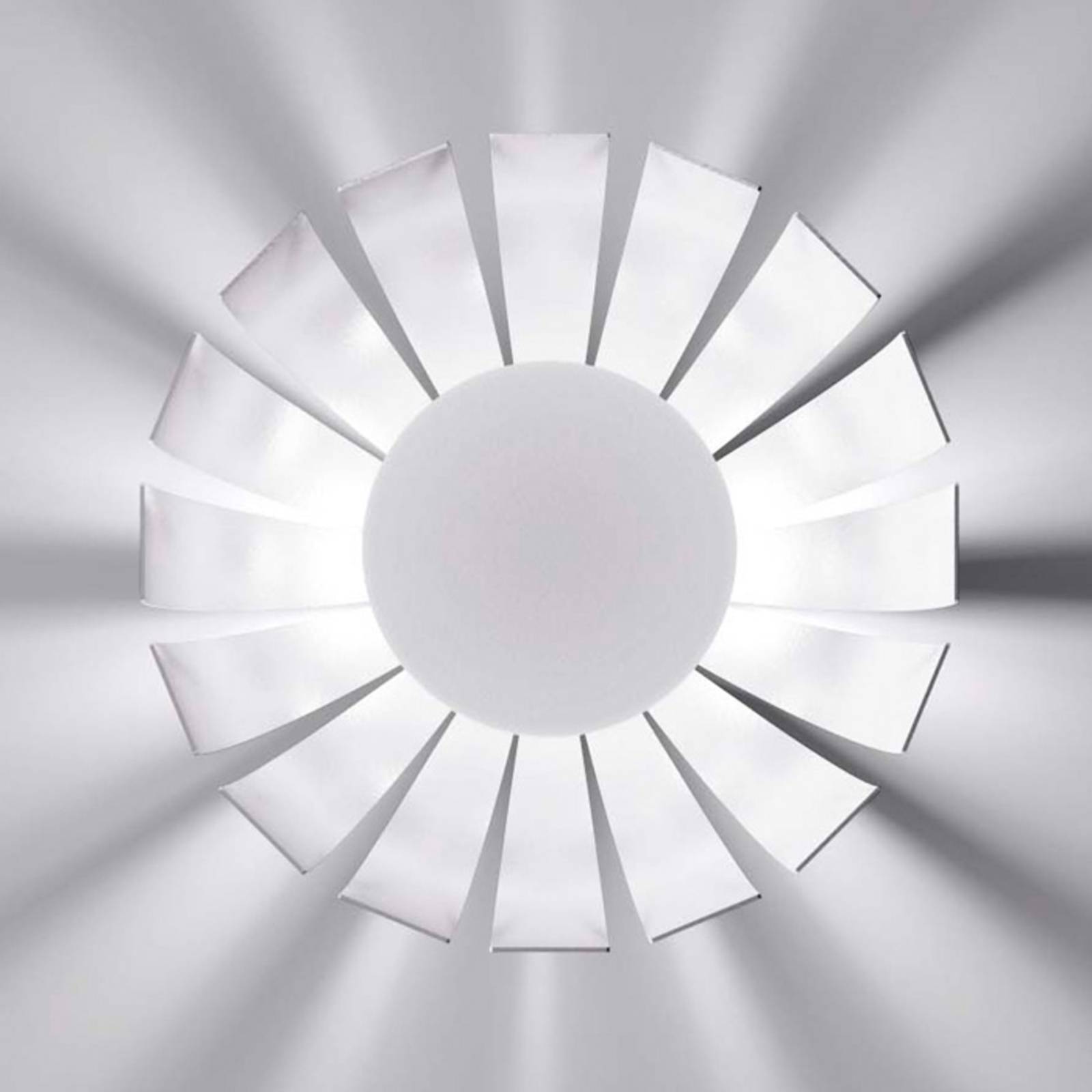 Weiße LED-Designer-Deckenleuchte Loto, 27 cm Weiße LED-Designer-Deckenleuchte Loto, 27 cm von Marchetti