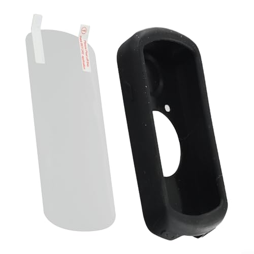 Fahrradcomputer Zubehör Silikon Cover für Garmin Edge 1030 Plus/1030 (Schwarz) von Marchfunny