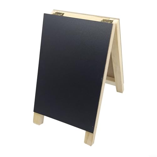 Marchfunny Tragbares Holz-Kreidetafel-Schild, doppelseitig, faltbar, für Café, Zuhause, Fenster, Display, 21 x 14 x 4 cm Marchfunny Tragbares Holz-Kreidetafel-Schild, doppelseitig, faltbar, für Café, Zuhause, Fenster, Display, 21 x 14 x 4 cm von Marchfunny