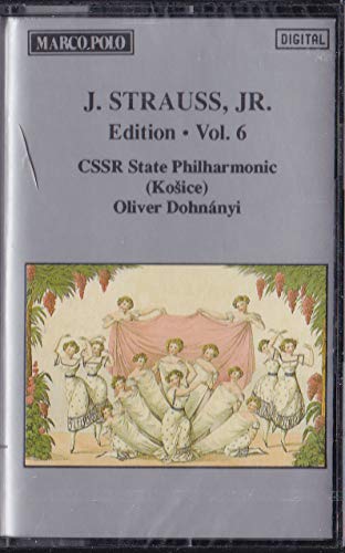 J. Strauss Jr. Edition, Vol. 6 [Musikkassette] von Marco Polo (Gramola)