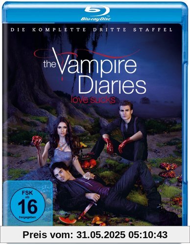 The Vampire Diaries - Die komplette dritte Staffel (4 Blu-rays) [Blu-ray] von Marcos Siega