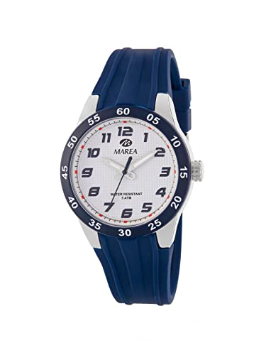 Marea Unisex Analog Quarz Uhr mit Gummi Armband B35346/3 Marea Unisex Analog Quarz Uhr mit Gummi Armband B35346/3 von Marea