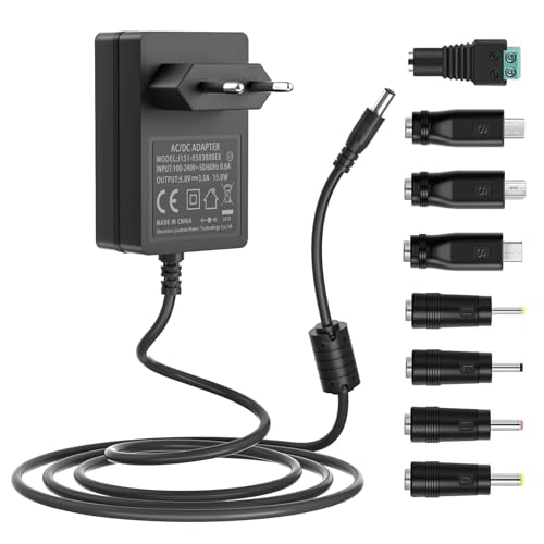 5V Netzteil 5Volt 3A 2A 1A Netzteil für 5V Babyphone Digitaler Bilderrahmen Milchpumpe Bluetooth Lautsprecher TV-Box ADSL Cat HUB Android-Gerät mit 8 Stb-Spitzen 5V Netzteil 5Volt 3A 2A 1A Netzteil für 5V Babyphone Digitaler Bilderrahmen Milchpumpe Bluetooth Lautsprecher TV-Box ADSL Cat HUB Android-Gerät mit 8 Stb-Spitzen von Mareisa