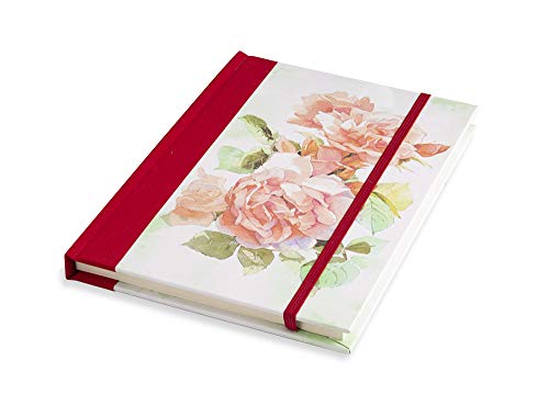 Notebook mit Gummiband 15 x 21 cm, 70 Blatt gestreift von Mareli