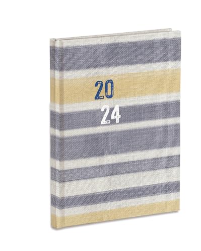 Tagesplaner Organizer 2024 cm 15 x 21 cm geschlossen Januar-Dezember 2024 Hardcover von Mareli