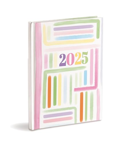 Tagesplaner Organizer 2025 cm 15 x 21 geschlossen Januar-Dezember 2025, fester Einband von Mareli