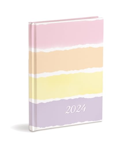 Wochenplaner Organizer 2024 cm 17 x 24 cm geschlossen Januar-Dezember 2024 Hardcover von Mareli