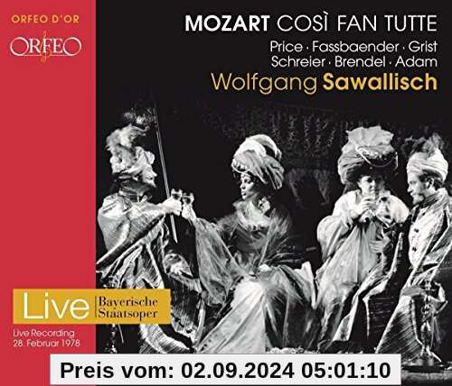 Mozart Cosi Fan Tutte (Bayerische Staatsoper, 1978) [2 CDs] von Margaret Price