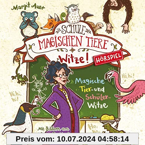 Die Schule der magischen Tiere - Hörspiele: Witze!: Magische Tier- und Schülerwitze: 1 CD von Margit Auer
