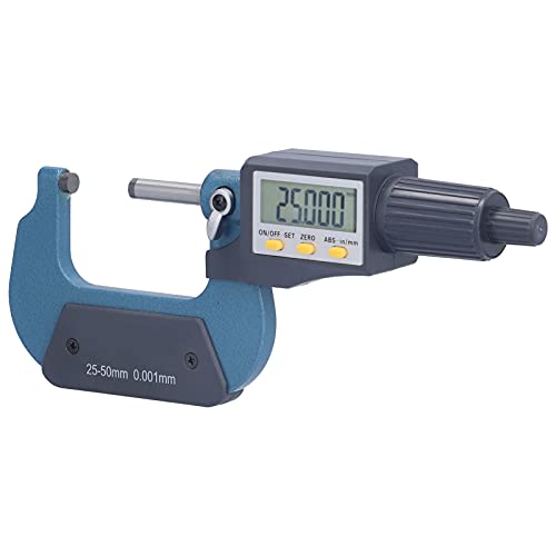 0,00005 Zoll/0,001 Mm Auflösungsdauer Digitaler Mikrometer, Professionelles Messwerkzeug, 25-50 Mm/1-2 -Zoll 0,00005 Zoll/0,001 Mm Auflösungsdauer Digitaler Mikrometer, Professionelles Messwerkzeug, 25-50 Mm/1-2 -Zoll von Marhynchus