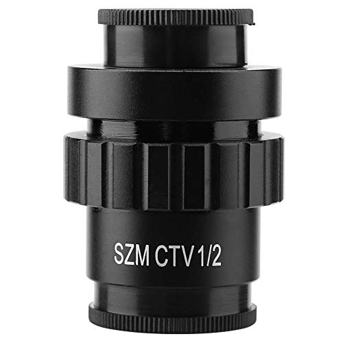 0.5X Okular C-Mount Objektiv 1/2 CTV Adapter für SZM Video Digitalkamera Triokulares Stereoskopisches Mikroskop von Marhynchus