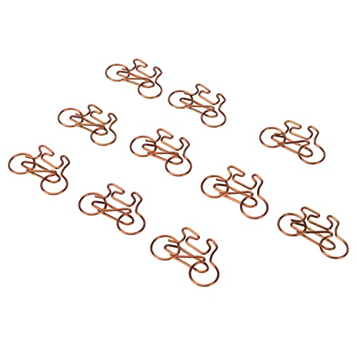 100pcs Niedliche Fahrradform Paperclips Leicht Tragbar für Lesezeichen Office Home School Dokument Organisation 100pcs Niedliche Fahrradform Paperclips Leicht Tragbar für Lesezeichen Office Home School Dokument Organisation von Marhynchus