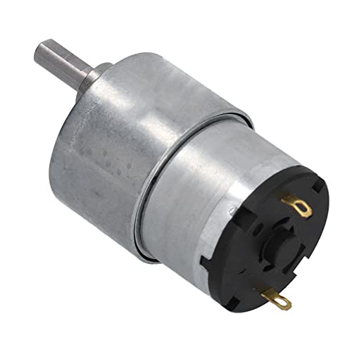 12 -V -Zahnradmotor Langlebige Geschwindigkeitsreduzierung CW CCW Motoren für Smart Home Geräte und Roboter, Metallgetriebe für die Industrielle Automatisierung [1 x] (45RPM) von Marhynchus