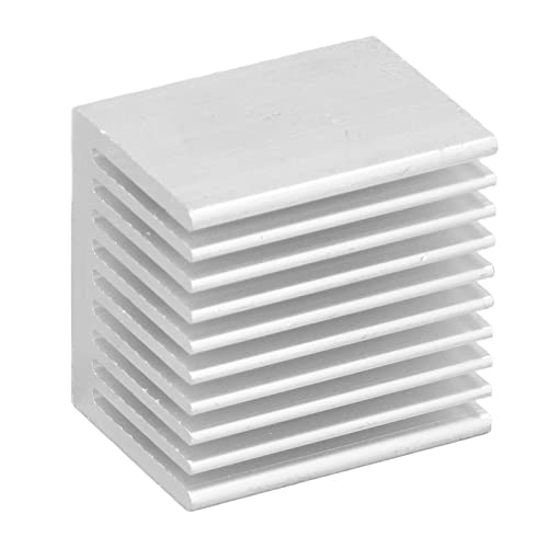 Aluminium -Wärmekühler 8PCS -Kühlflossen Kit 40x40x30mm Größe Elektronischer CPU -Chip -Kühlkühler -Kühlmodul Kühler Kühler Kühler (Kein Backing -Kleber) von Marhynchus