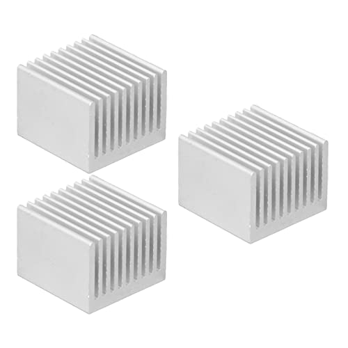 Aluminium -Wärmekühler 8PCS -Kühlflossen Kit 40x40x30mm Größe Elektronischer CPU -Chip -Kühlkühler -Kühlmodul Kühler Kühler Kühler (Mit thermischer Leitung Rückenkleber) von Marhynchus