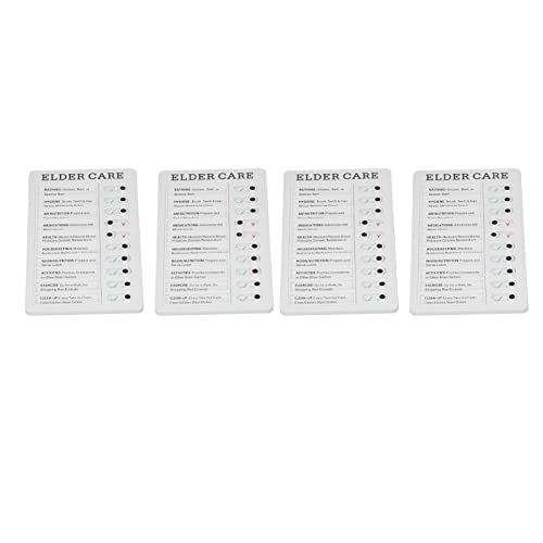 Chore -Diagramm Abnehmbarer Chore -Diagramm Checkliste für, Angemessene Arrangement DIY Produktion Recycelbares Tragbares Checklisten Board für Studien und Hausarbeit (ELDER CARE) von Marhynchus