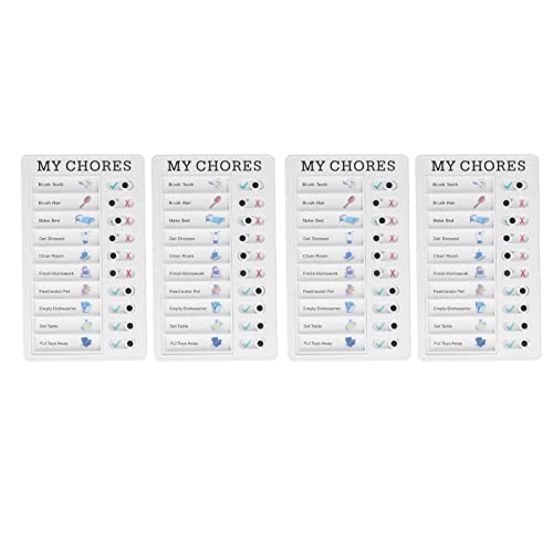Chore -Diagramm Abnehmbarer Chore -Diagramm Checkliste für, Angemessene Arrangement DIY Produktion Recycelbares Tragbares Checklisten Board für Studien und Hausarbeit (MYCHORES) von Marhynchus