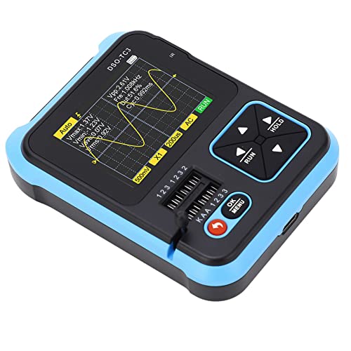 Digital Oscilloscope Transistor Checker -Tester mit 2,4 -Zoll -TFT -Bildschirm, 400 -V -Spannungsmessung und 10 Ms Echtzeit -Probenahmungsrate für die Elektronische Reparatur (Standard) (Hohe von Marhynchus