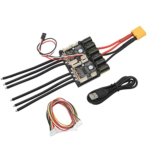 Elektrischer Geschwindigkeitsregler, Elektrischer -Robotermotor-Controller, Dual-Drive-elektrischer Geschwindigkeitsregler, ESC-Motorregler, Zubehör von Marhynchus