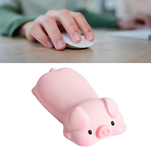Komfortable Keyboard Handgelenk Ruhe Cartoon Animal Style Pad für Heimspielbüro, Weiches Material (rosa Schwein) von Marhynchus