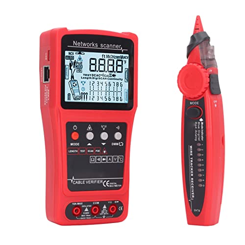 LCD Digital Network Cable Tester für Electrical Ethernet mit Multimeter Tool Kit LCD Digital Network Cable Tester für Electrical Ethernet mit Multimeter Tool Kit von Marhynchus