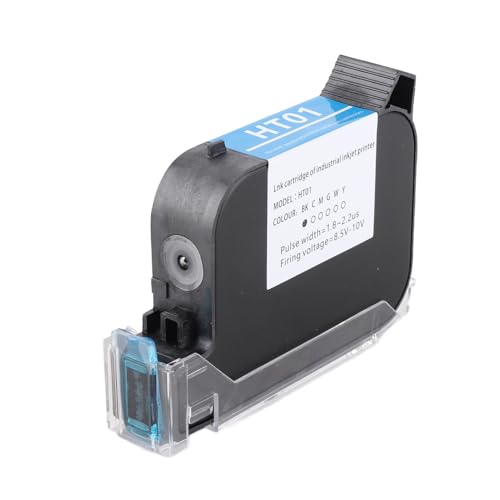 Handheld-Tintenstrahldrucker-Tintenpatrone, Handheld-Druckerpatrone, Schnell Trocknender Tintenstrahldrucker-Patronenersatz für Desktop-Fotodrucker (BLACK) von Marhynchus