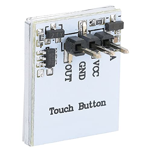 Marhynchus Kapazitiver Touch -Switch -Taste Modul, Kapazitives Anti Interferenz Taste, Touch Switch Modul für Antriebsrelais, Optischer Koppler, Kapazitiv (Rot) von Marhynchus