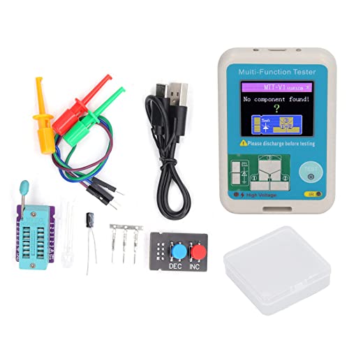 Multifunktionaler Transistor -Tester Automatischer Komponentendetektor 160x128 TFT -Anzeige Farbenfrohe Display für Dioden -Triodenkondensator -Widerstandstransistor NPN PNP von Marhynchus