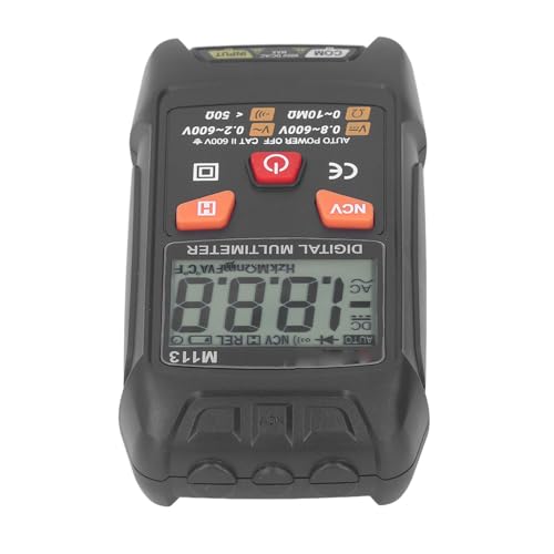 Multimeter-Tester, 2000 Zählungen, Digitales Multimeter mit DC-AC-Voltmeter und Ohm-Volt-Ampere-Messgerät, Misst Genau Spannung, Strom, Widerstand, Dioden, Kontinuität, von Marhynchus