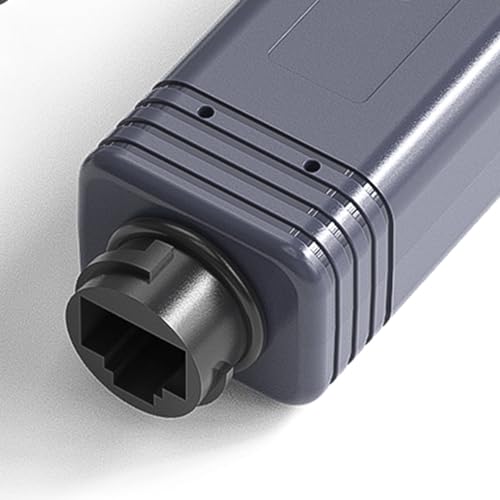 Poe Splitter, Gigabit -Ethernet -Splitter 1 Bis 2, RJ45 1000 Mbit/S Splitter 1 in 2 Out, Netzwerk -Hub 1 Poe in 2 Poe Out, Liefert Poe (15,4W) oder Poe+ (30W), Plug & Play von Marhynchus