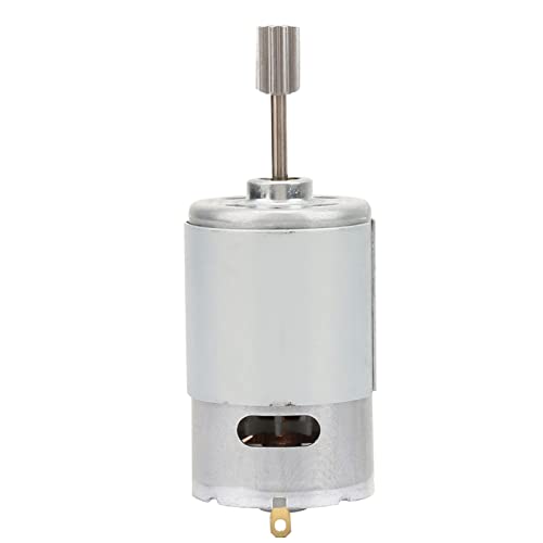 RS550 12V Mikromotor Motor, automatisierte Industrie Eigener Motor Heizanlagen-Teile Zubehör Motoren Hochgeschwindigkeit für Elektrospielzeug Auto Kinder Motorrad mit 2 Stück Zahnkopf[550-23000] von Marhynchus
