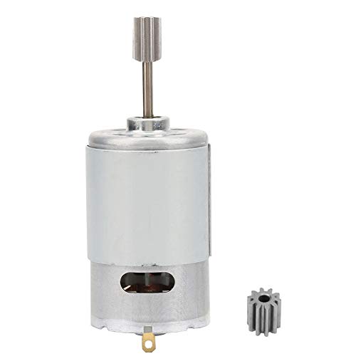 RS550 12V Mikromotor Motor Hochgeschwindigkeit für Elektrospielzeug Auto Kinder Motorrad mit 2 Stück Zahnkopf(550-10000),Eigener Motor von Marhynchus