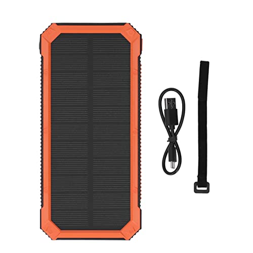 Solar Power Bank 30000mah 10W Wireless Ladegerät PD Schnelle Lade 4 Ports Ausgabe SOS LED Light Monocristalline Silicon 1.8W Solar Energy Bank Zum Wanderweg von Marhynchus